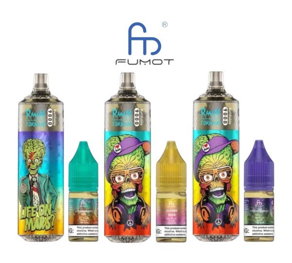 Cigarette électronique Jetable RandM Tornado 10000 Bouffées(20ml) – Vente Uniquement en Lot de 200 Unités (Minimum de Commande)