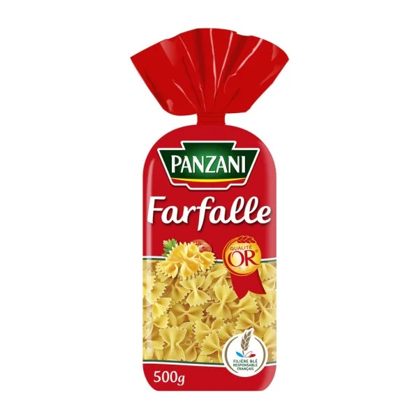 Palete de Massa Farfalle Panzani 500g